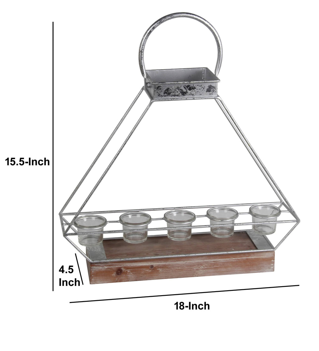 Large Metal Candle Lantern S9606