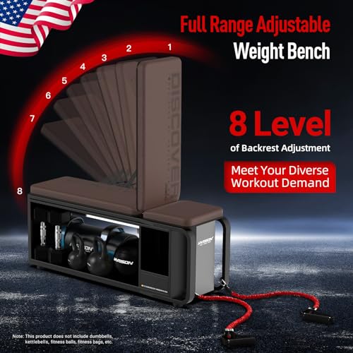 Adjustable Weight Bench with Leg Extension and Preacher Pad W885845