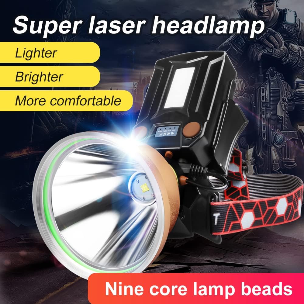 High Power LED USB Rechargeable Waterproof Headlamp N3160