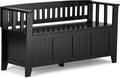Solid Wood Storage Bench F645775