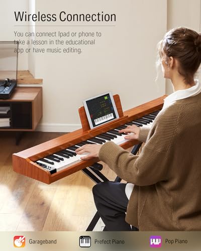 88 Key Digital Piano with Stand, Sustain Pedal N49853