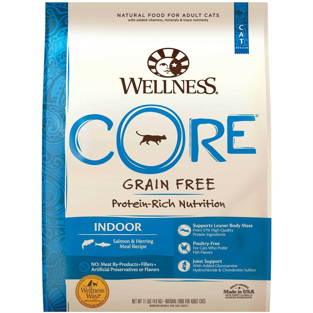 Grain-Free Indoor Salmon & Herring Meal Dry Cat Food Z117