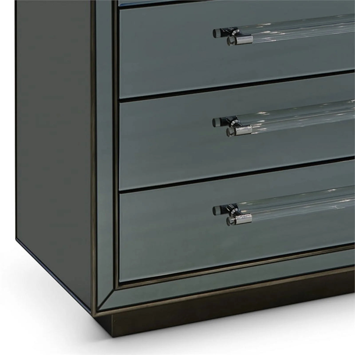 Gray Wood 4 Drawer Chest A44929