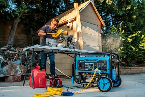 13,000-Watt Tri Fuel Portable Generator with Remote Start L884482