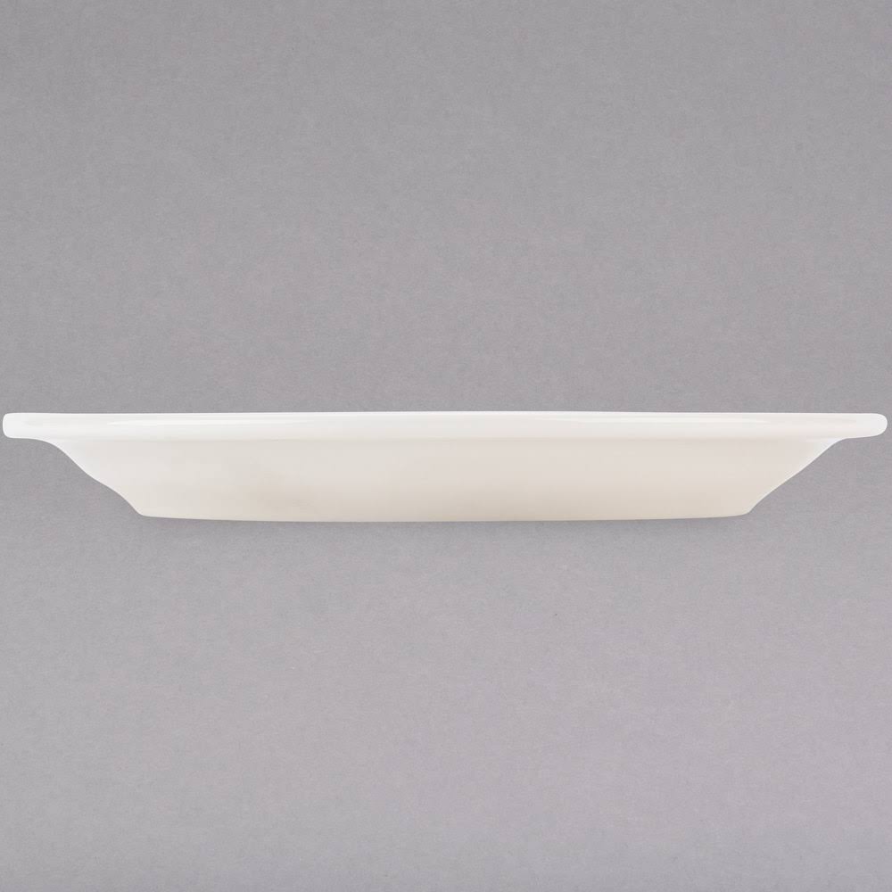24/Case Eggshell Narrow Rim China Plate B503419