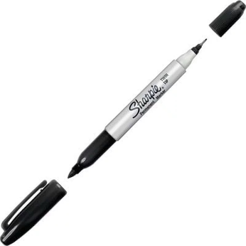 5PK Twin Tip Permanent Marker S64453