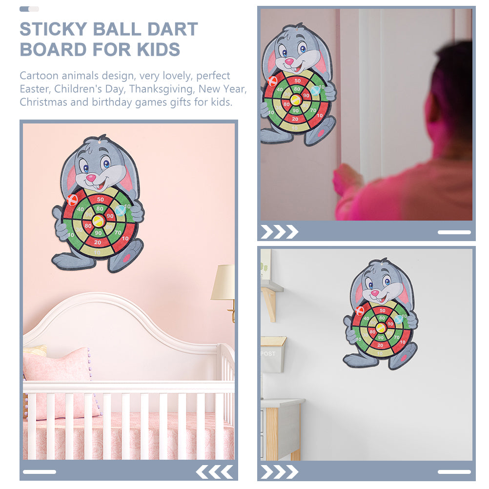 2 Sets Dart Board Game with Sticky Balls C8120