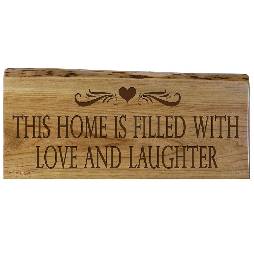 Natural Cherry Live Edge Wood Wall Plaque Y625