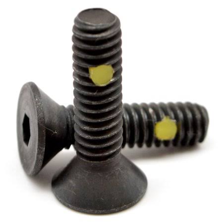 #10-24 x 5/8 inch Coarse Thread Socket Flat Head Cap Screw Alloy Steel Black Oxide Pk 500 O135