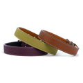 Brown Leather Dog Collar D243256