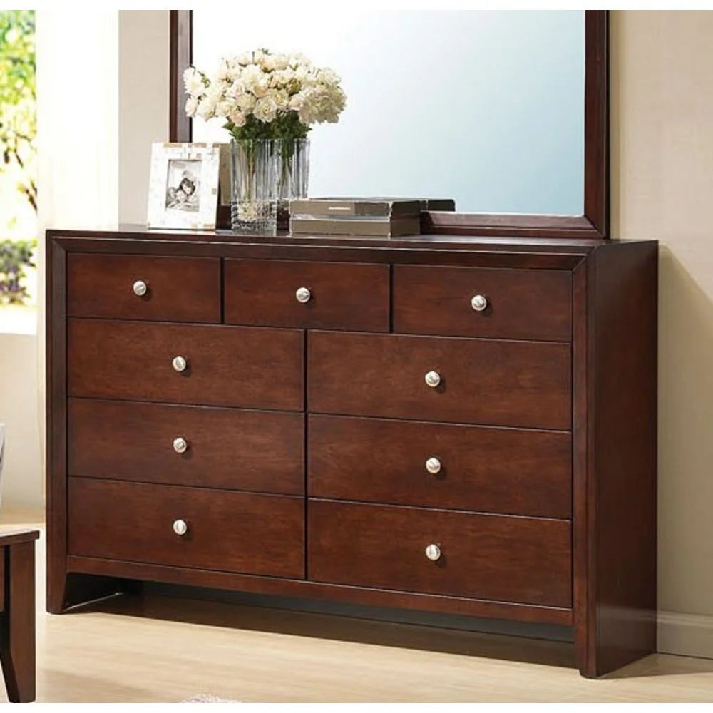 Brown Cherry Dresser K1057