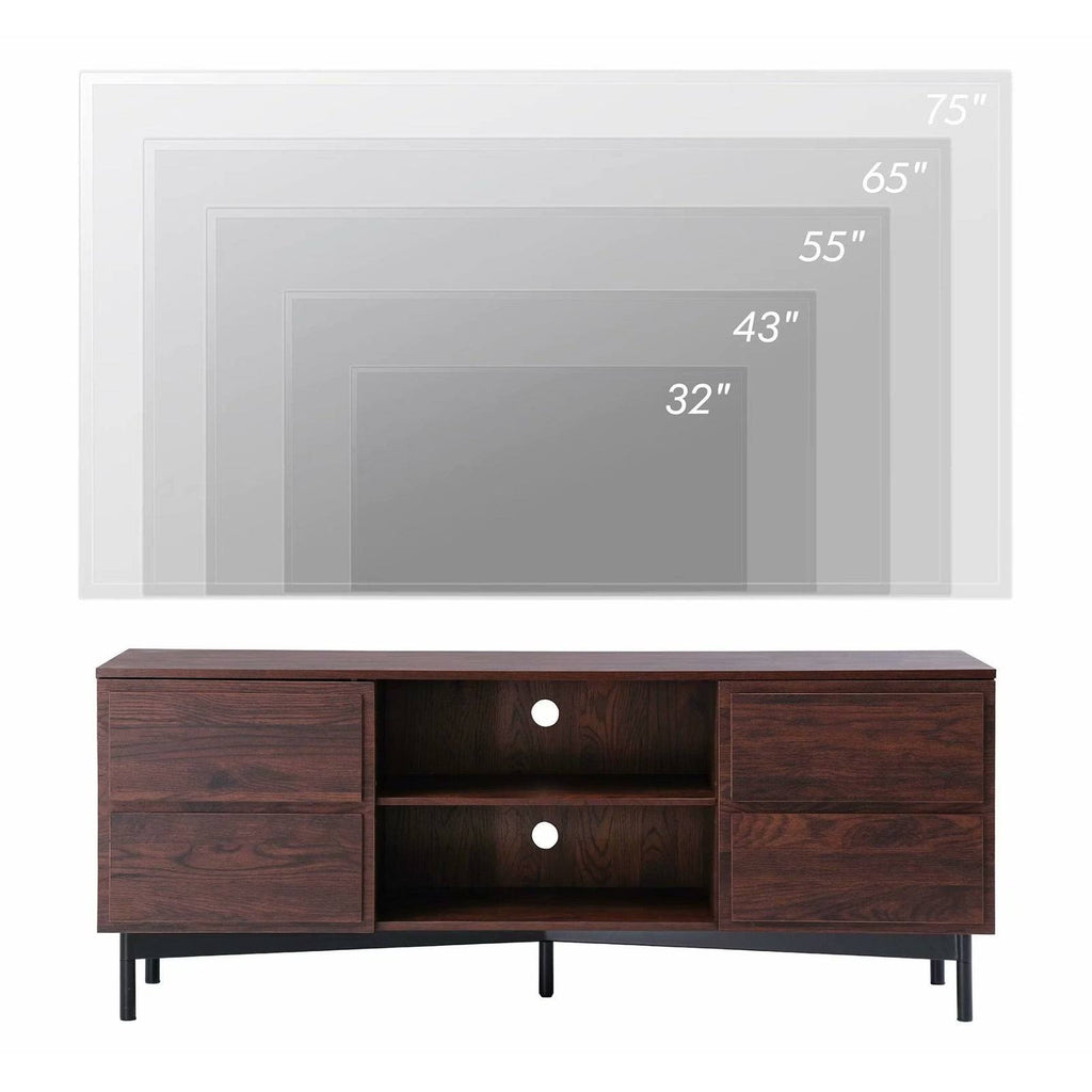 Walnut Media TV Stand T19642