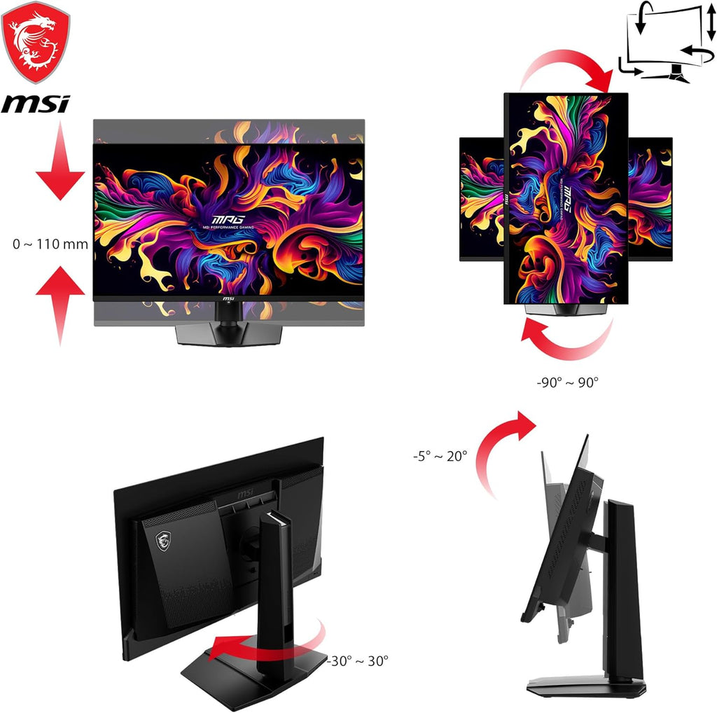 27 OLED Gaming Monitor, 2560 x 1440 QHD, 360Hz, True Black HDR 400 B302
