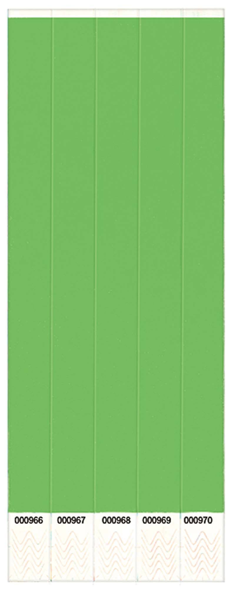 Green Wristbands, Case of 500 B9186