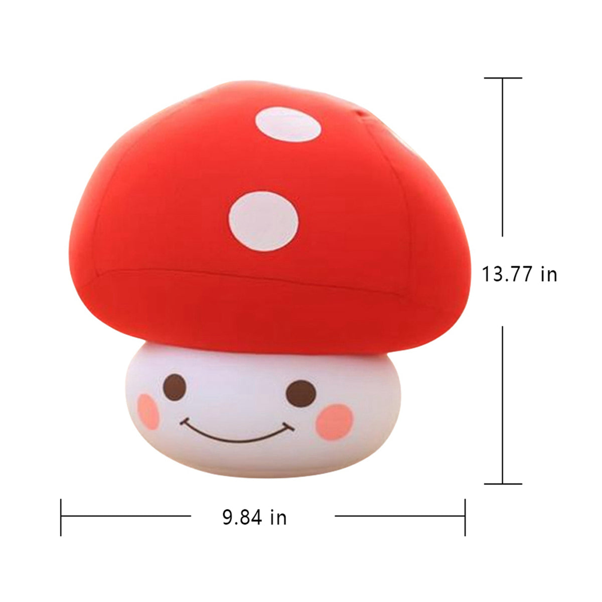 Soft Mushroom Shaped Throw Pillow A62149