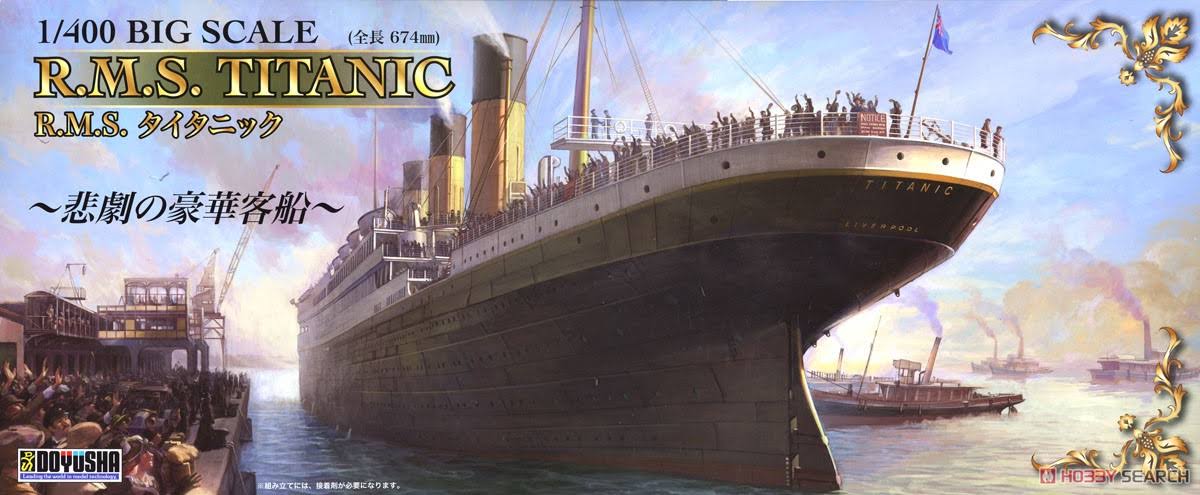 1/400 Scale Plastic Titanic Kit A319553