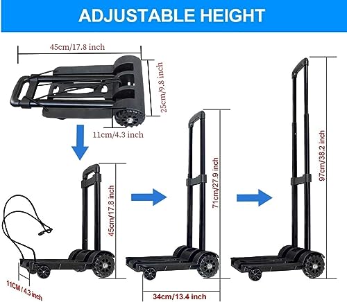 Black Folding Hand Truck U248