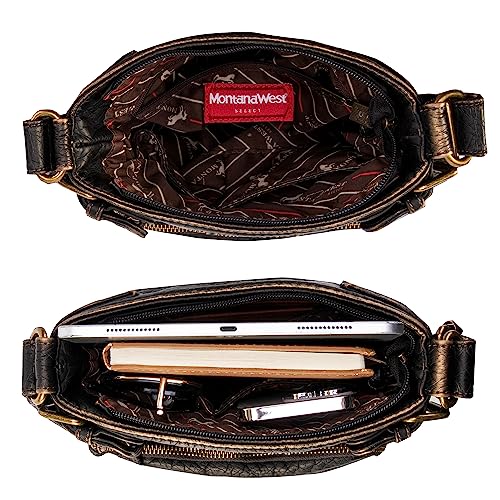 Soft Washed Leather Crossbody Shoulder Bag L805381