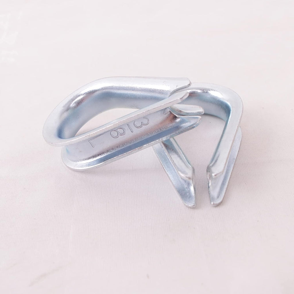 Wire Rope Thimble 3/8 in Carbon Steel 25PCS P9773