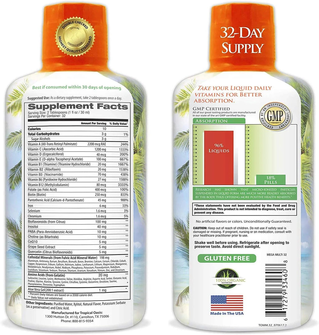 Mega Multi-Vitamin 32 fl oz Liq V61690