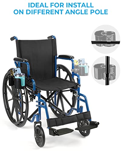Wheelchair Cup Holder with Small Storage Box L57450