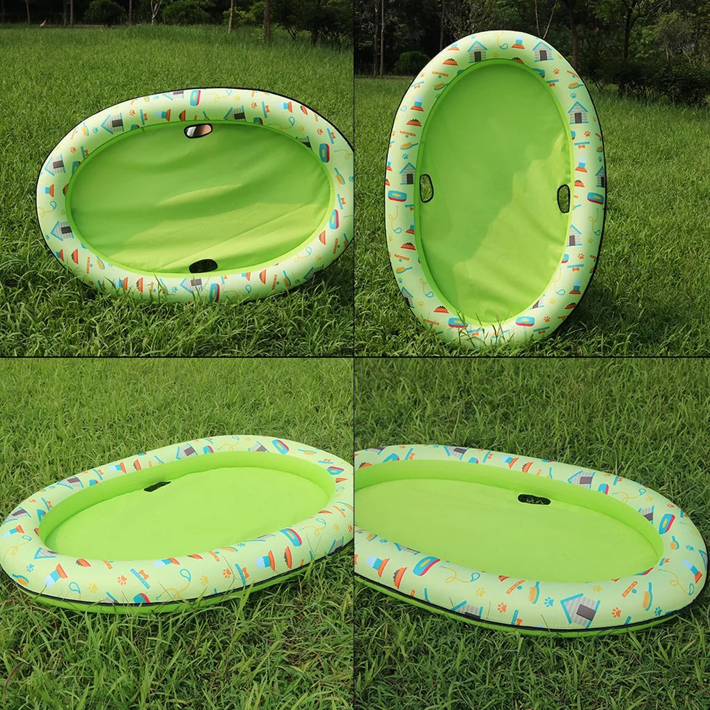 Inflatable PVC Pet Swimming Pool Raft with Printing Pattern C973774