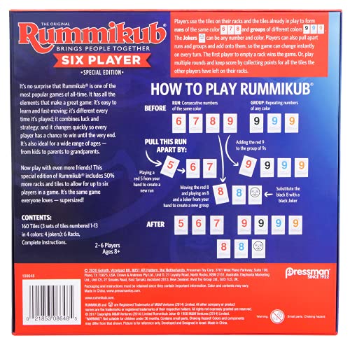 Blue Rummy Tile Game Q669