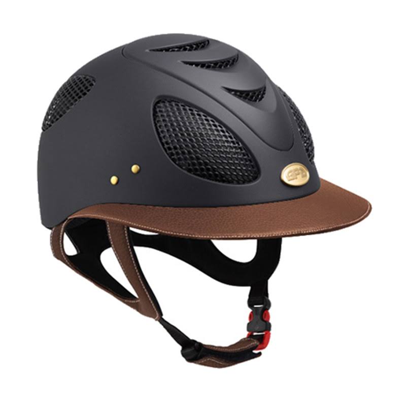 Leather Riding Helmet Y5289