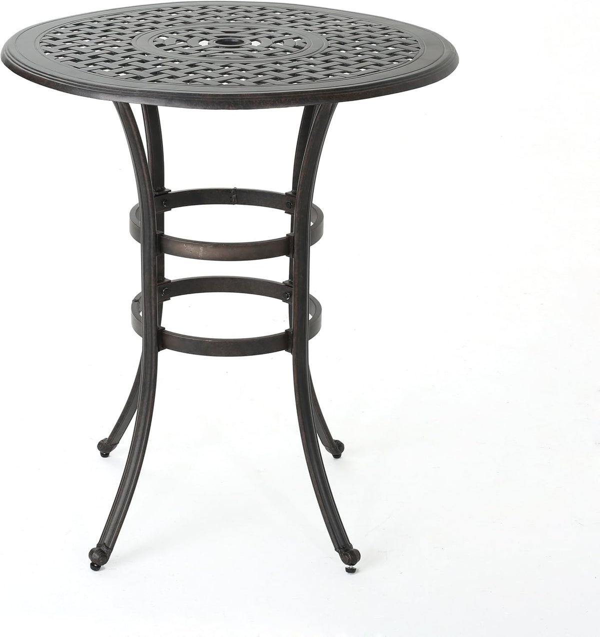 Cast Aluminum Round Bar Table J63928