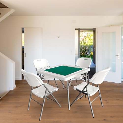White 4-Pack Folding Plastic Chair E13553
