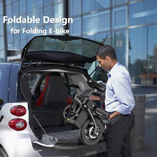 14" Mini Folding Electric Bike with 48V12AH Removable Battery M298