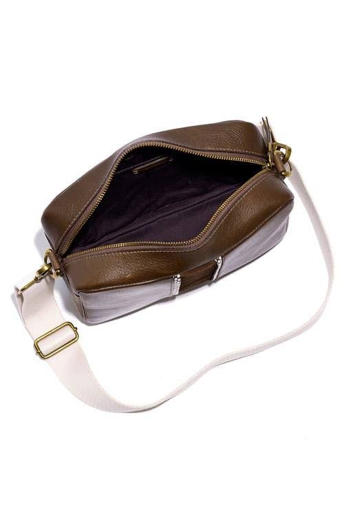 Brown Suede Camera Bag Y1034