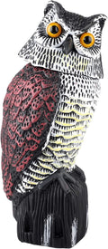 Plastic Owl Decoy with Rotating Head H51291
