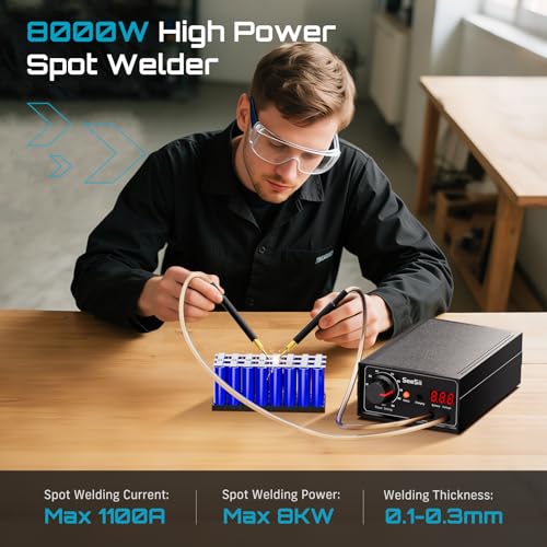 8000W Dual Pulse Portable Spot Welder X6330