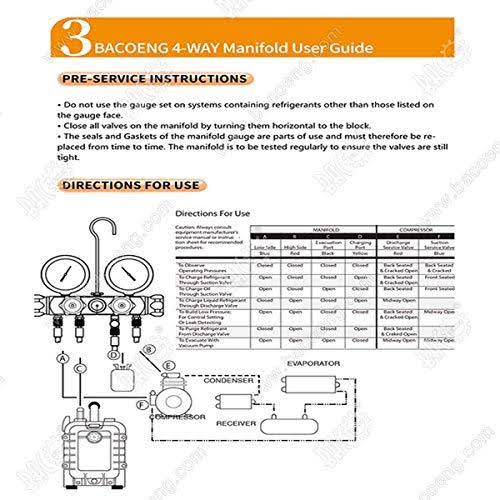 Professional Vacuum Pump & Manifold Gauge Set S9214