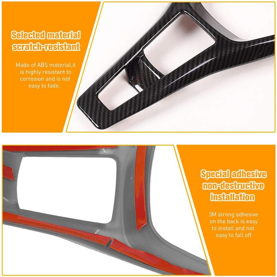 Carbon Fiber Gear Shift Panel Trim Cover I220935