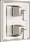 Two-Handle Thermostat Shower Valve Trim Kit Polished Chrome Y39068