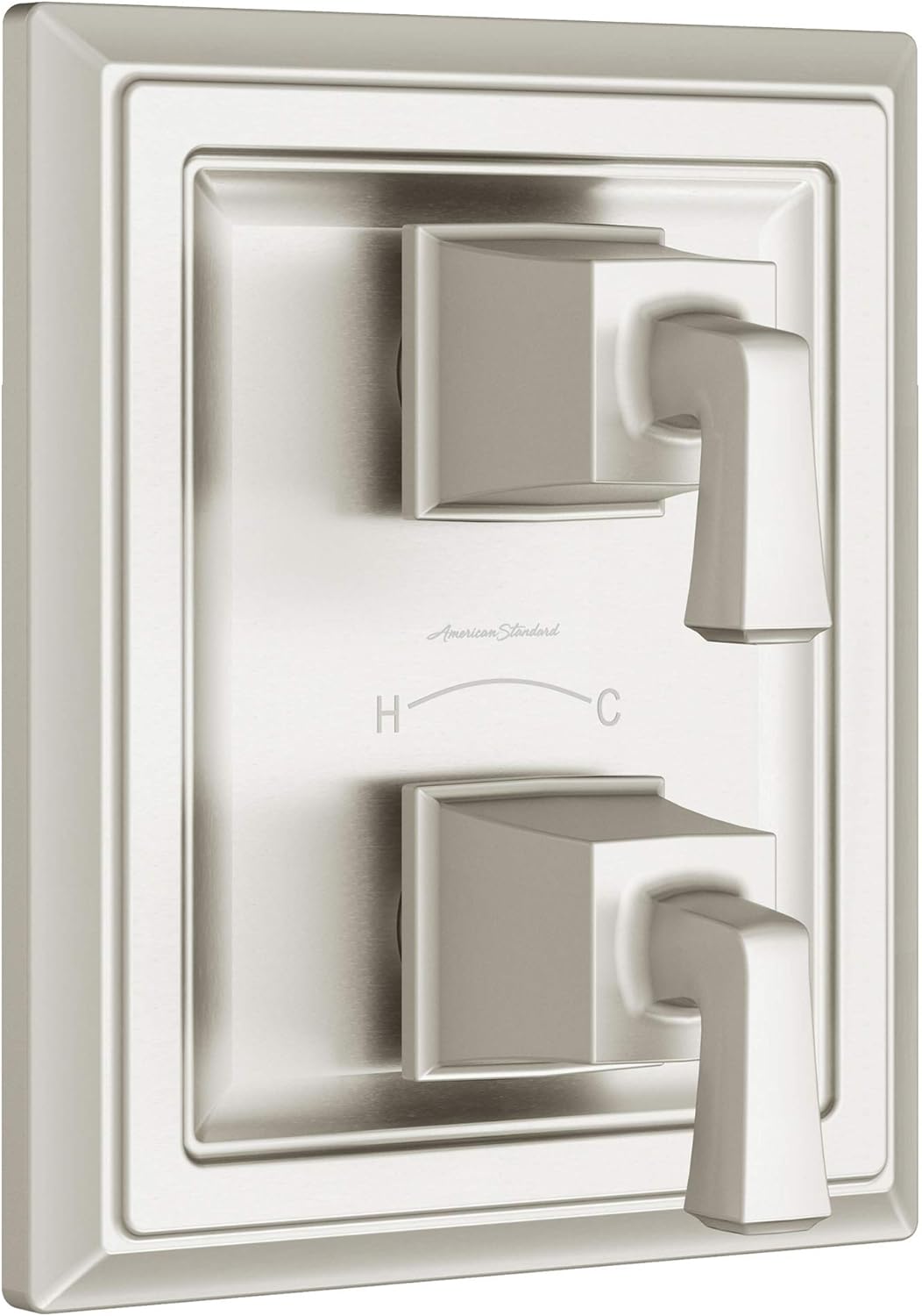Two-Handle Thermostat Shower Valve Trim Kit Polished Chrome Y39068