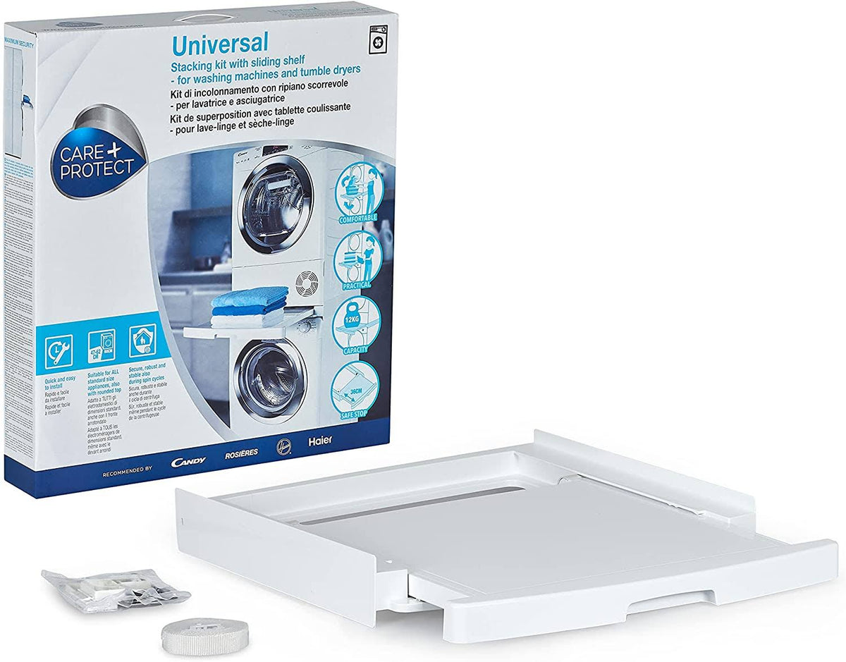 Universal Stacking Kit for Washing Machines and Dryers with Sliding Shelf J84286