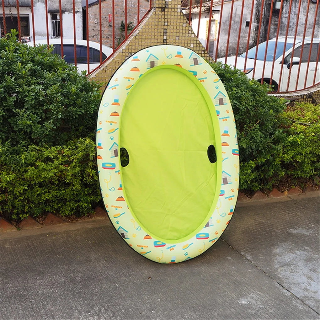 Inflatable PVC Pet Swimming Pool Raft with Printing Pattern C973774
