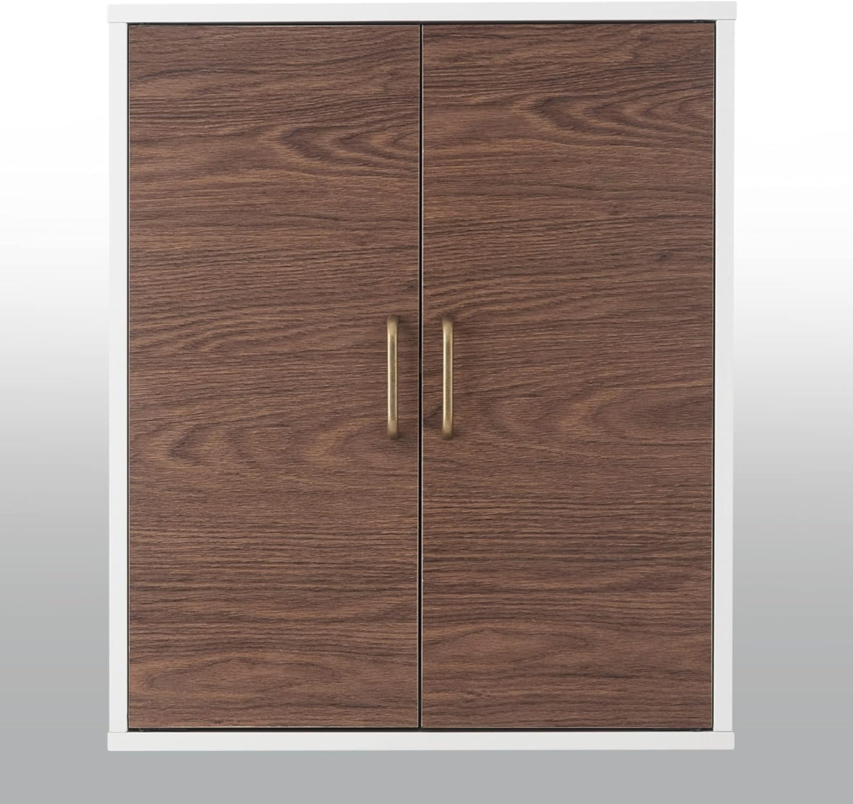 White Natural Wood Bathroom Wall Cabinet I3310