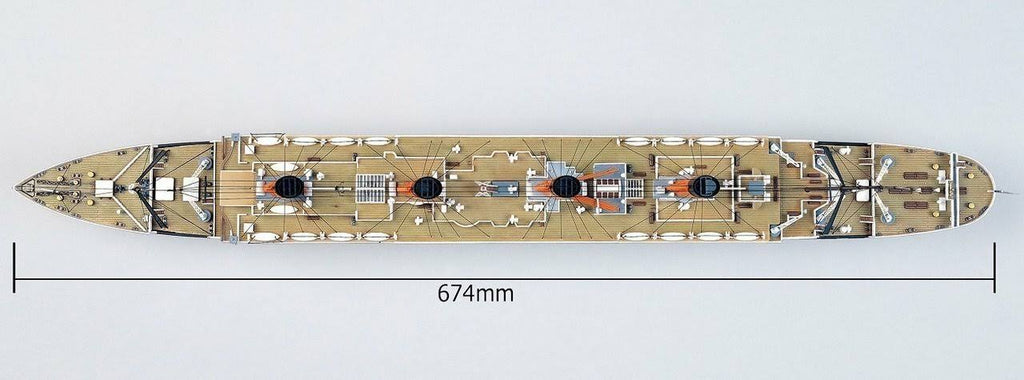 1/400 Scale Plastic Titanic Kit A319553