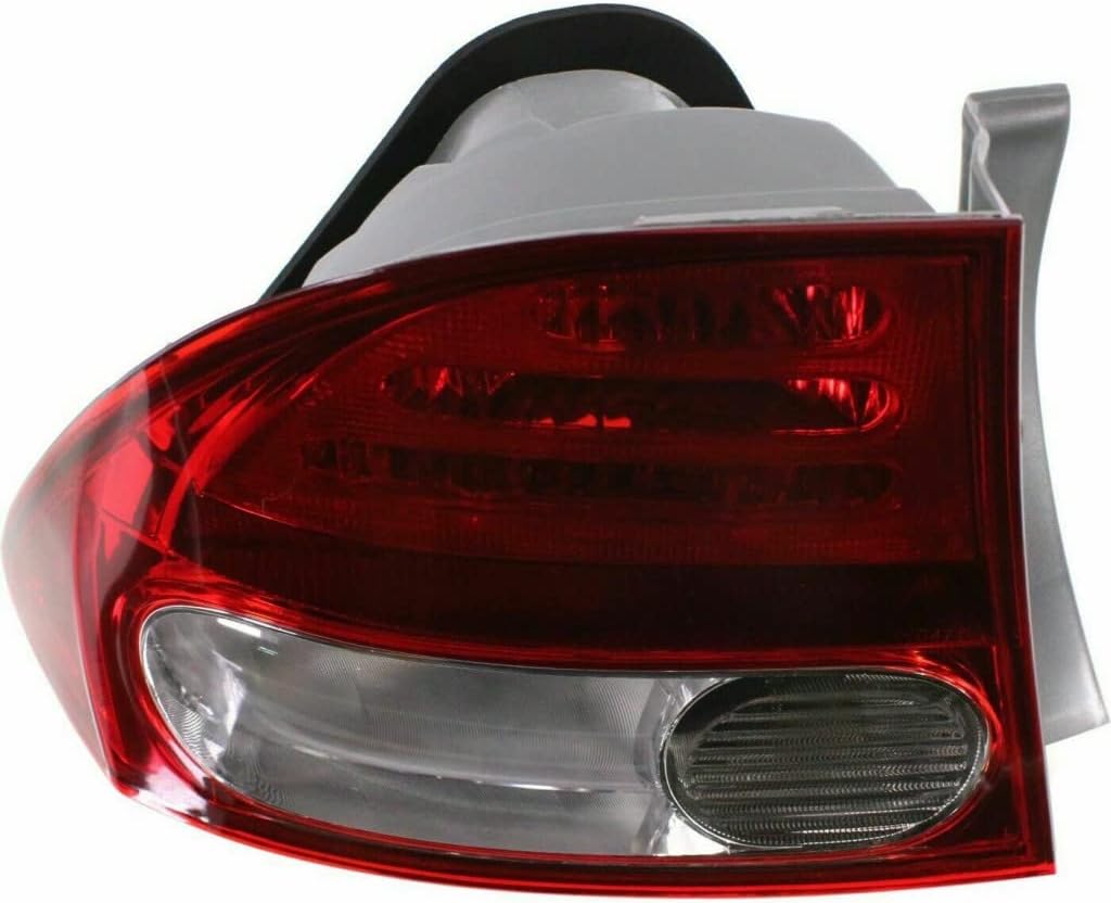 2009 2010 2011 Driver Side Tail Light Sedan W7298
