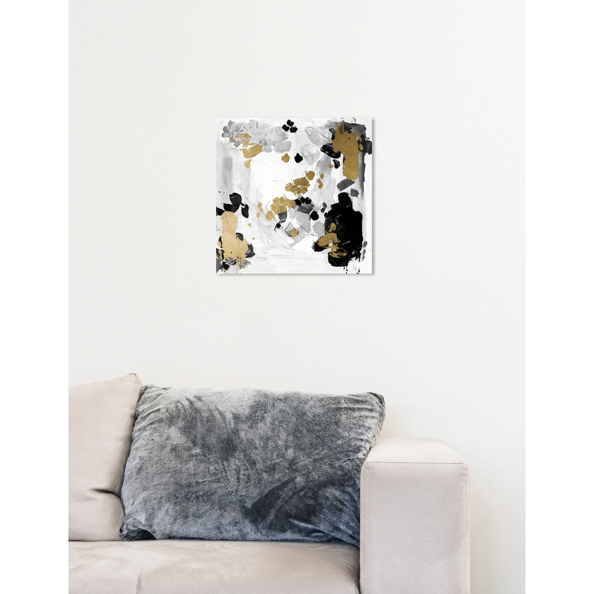 Canvas Art 12 x 12 Black F62754