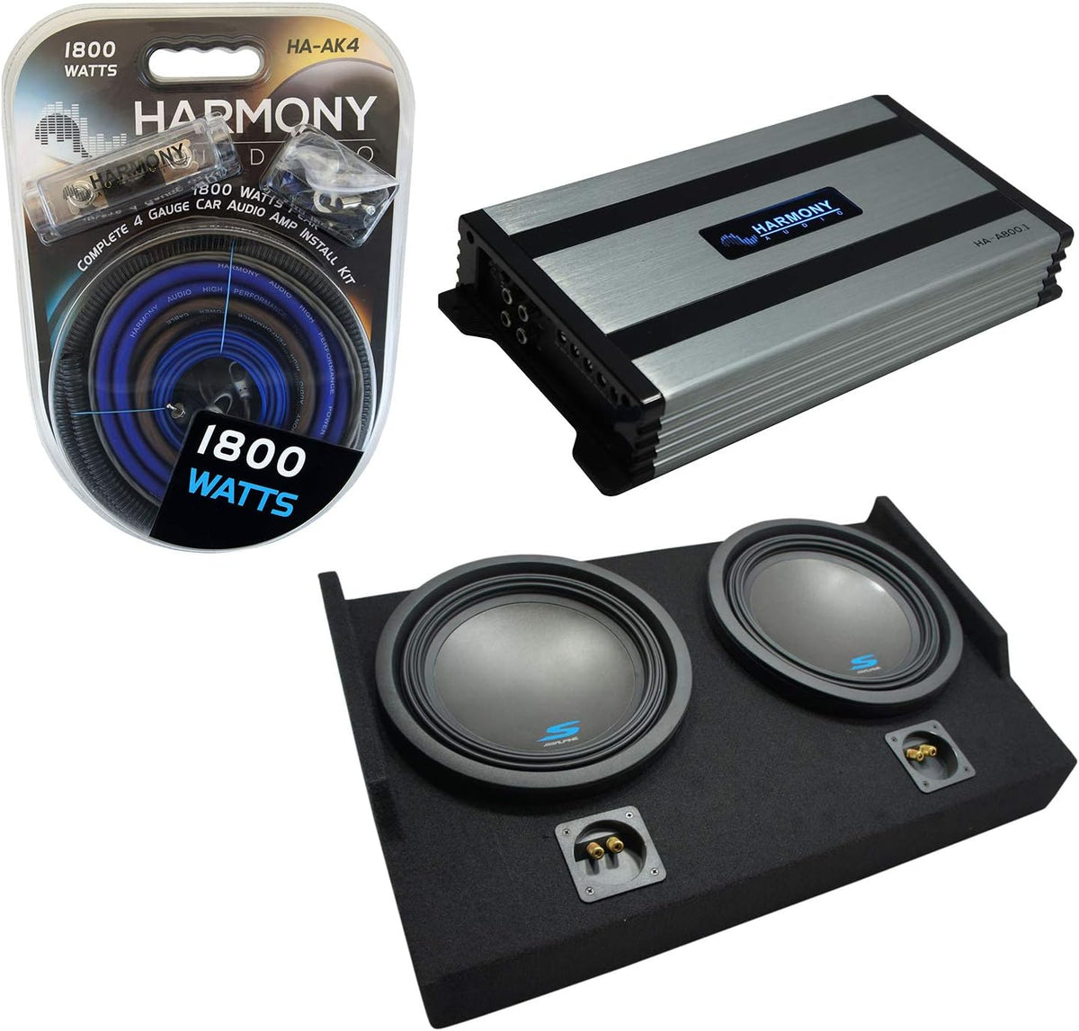 Dual 12 Sub Box Enclosure Subwoofer Kit X249934