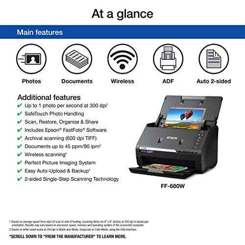 Black Photo and Document Scanning System O9120