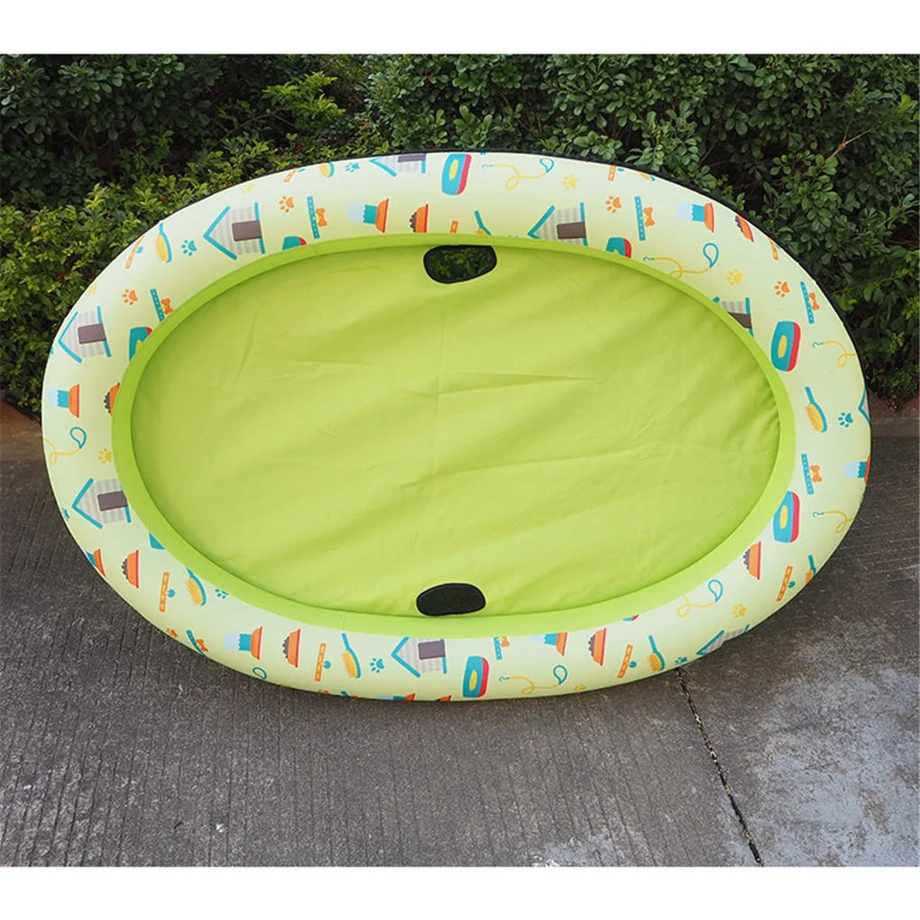 Inflatable PVC Pet Swimming Pool Raft with Printing Pattern C973774