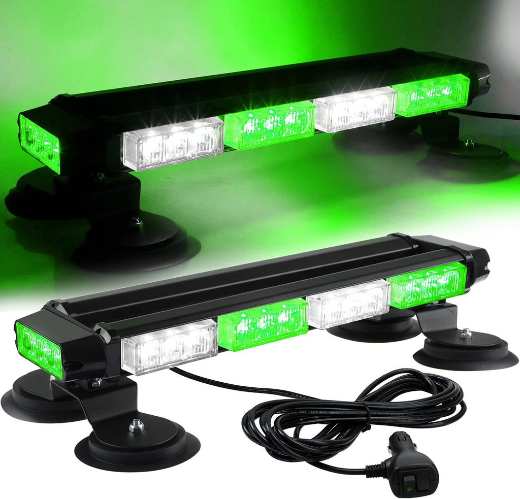 16.8 Inch LED Strobe Flashing Light Bar, 26 Modes Magnetic Base, Pack of 2 L54398