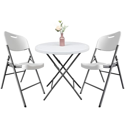 White 4-Pack Folding Plastic Chair E13553