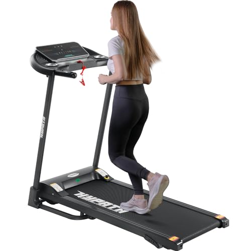 Folding Electric Treadmill with Incline and LED Display R107